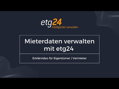 Vorschau: Mieterdaten selbst verwalten