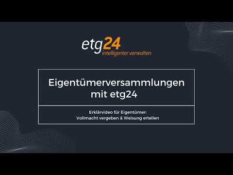 Vorschau: Eigentümerversammlung in etg24